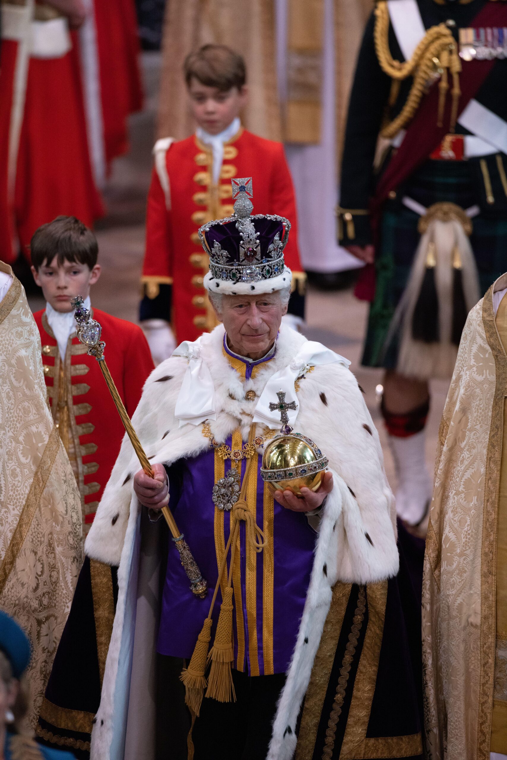 King Charles III royal portrait